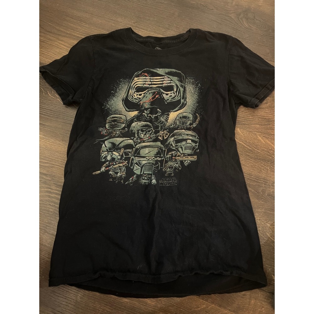 Star Wars Funko Pop Tees Kylo Ren Knights of Ren Black Graphic T-Shirt Small